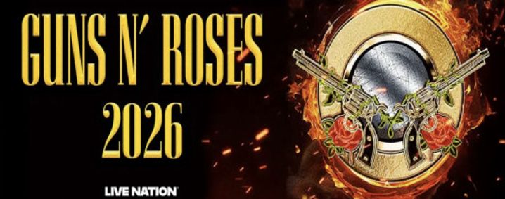 Guns N' Roses & The Black Crowes show poster