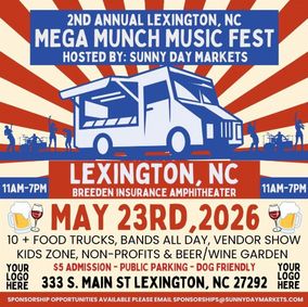 Mega Munch Music Festival show poster