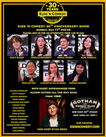 Kids 'N Comedy's 30th Anniversary Showcase  show poster
