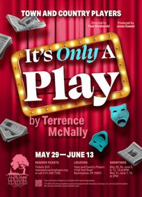It's Only a Play show poster