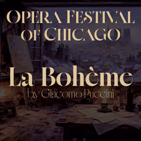 La Bohème show poster