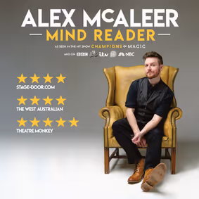Alex McAleer - Mind Reader show poster