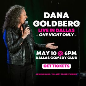 Dana Goldberg's OUTRAGEOUS show poster
