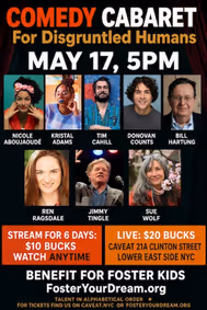 Comedy Cabaret for Disgruntled Humans! show poster