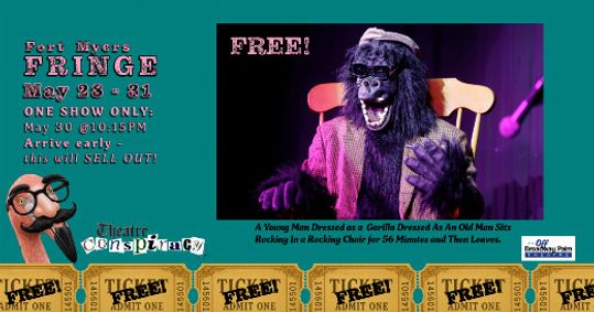A Young Man Dressed as a Gorilla Dressed As An Old Man Sits Rocking In a Rocking Chair for 56 Minutes and Then Leaves show poster