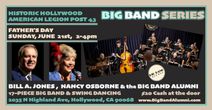 Big Band Series featuring Bill A. Jones, Nancy Osborne & the Big Band Alumni Show/Dance, Sunday, June 21, 2026