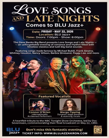 Love Songs and Late Nights The Dave Banks Big Band May 22 Blujazz+ Akron
