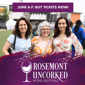 Rosemont Uncorked June 6-7, 2026 show poster