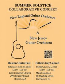 NEW JERSEY AND NEW ENGLAND GUITAR ORCHESTRAS IN CONCERT