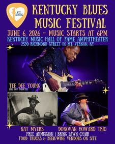 4th Annual Kentucky Blues Music Festival show poster