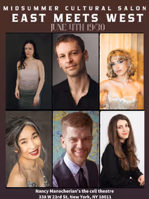 Midsummer Cultural Salon – East Meets West show poster