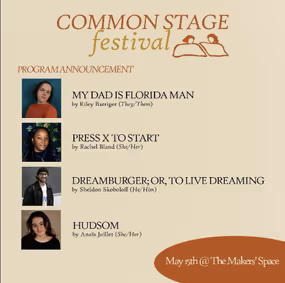 The Common Stage Festival show poster