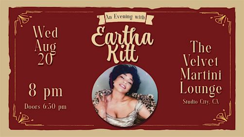 An Evening with Eartha Kitt Live! show poster
