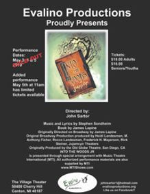 Into The Woods Jr. show poster