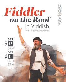 National Yiddish Theatre Folksbiene’s Fiddler on the Roof in Yiddish