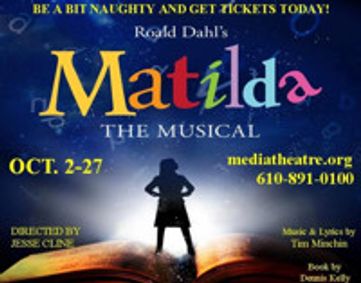 Roald Dahl's Matilda show poster