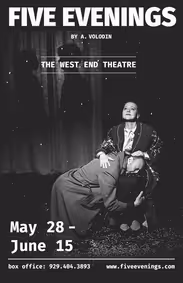 Five Evenings show poster