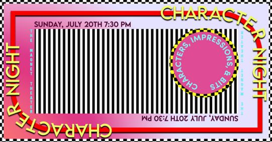 Character Night show poster