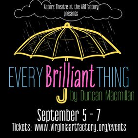 Every Brilliant Thing by Duncan Macmillan show poster