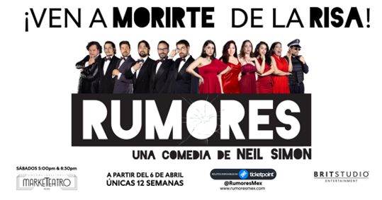 Rumores show poster