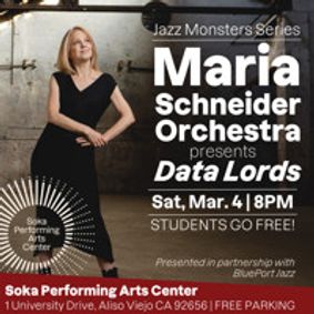 Maria Schneider Orchestra Presents DATA LORDS show poster