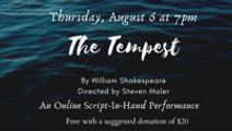 The Tempest: Online Script-In-Hand Performance