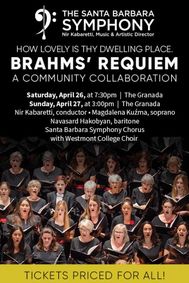 Brahms' Requiem show poster