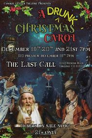 A DRUNK Christmas Carol show poster