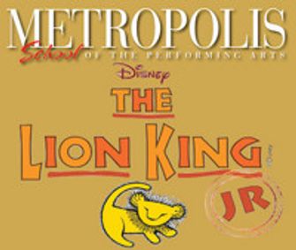 Disney's The Lion King JR. show poster