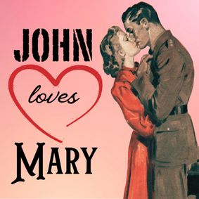 John Loves Mary show poster