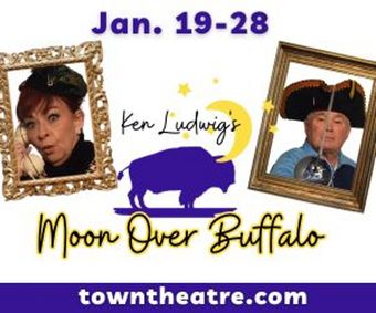 Ken Ludwig's Moon Over Buffalo show poster