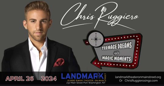 Chris Ruggiero's Teenage Dreams and Magic Moments, show poster