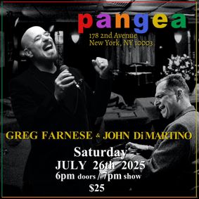 RHYTHM & RHAPSODY with John DiMartino & Greg Farnese show poster