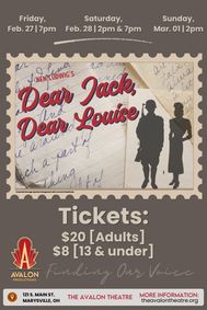 Dear Jack, Dear Louis show poster