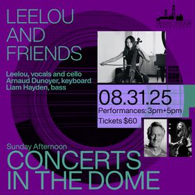 Mount Wilson Observatory “Sunday Afternoon Concerts in the Dome” presents “Leelou and Friends” show poster