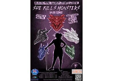 SHE KILLS MONSTERS show poster