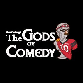Ken Ludwig's The Gods of Comedy show poster