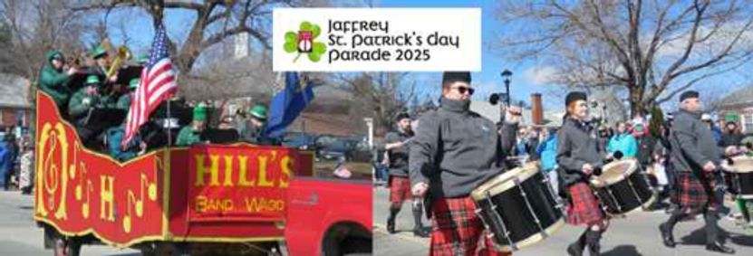 JAFFREY ST. PATRICK’S PARADE – Sun March 16, 2pm show poster