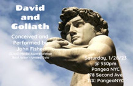 DAVID AND GOLIATH show poster