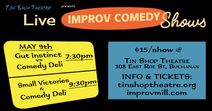 Improv Comedy @ The Tin Shop