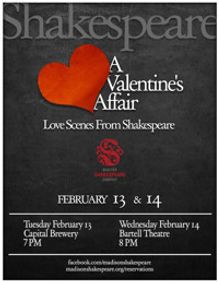A Valentine's Affair: Love Scenes From Shakespeare show poster