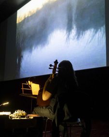Kaatsbaan Cultural Park Presents Sound, Light, Movement: Solo Cello + Handmade Film show poster
