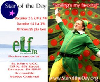 Elf Jr. The Musical show poster