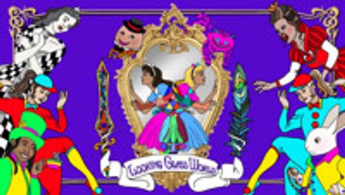 Looking Glass World show poster