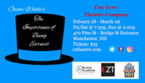 The Importance of Being Earnest show poster