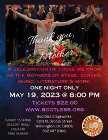 THANK YOU, MOTHER - A Celebration Cabaret show poster