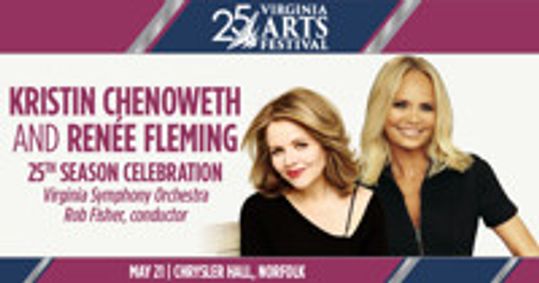KRISTIN CHENOWETH /RENÉE FLEMING 25TH SEASON CELEBRATION show poster