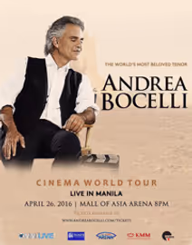 Andrea Bocelli: Cinema World Tour Live in Manila