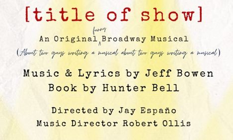 [title of show] show poster