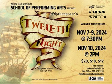 Twelfth Night show poster
